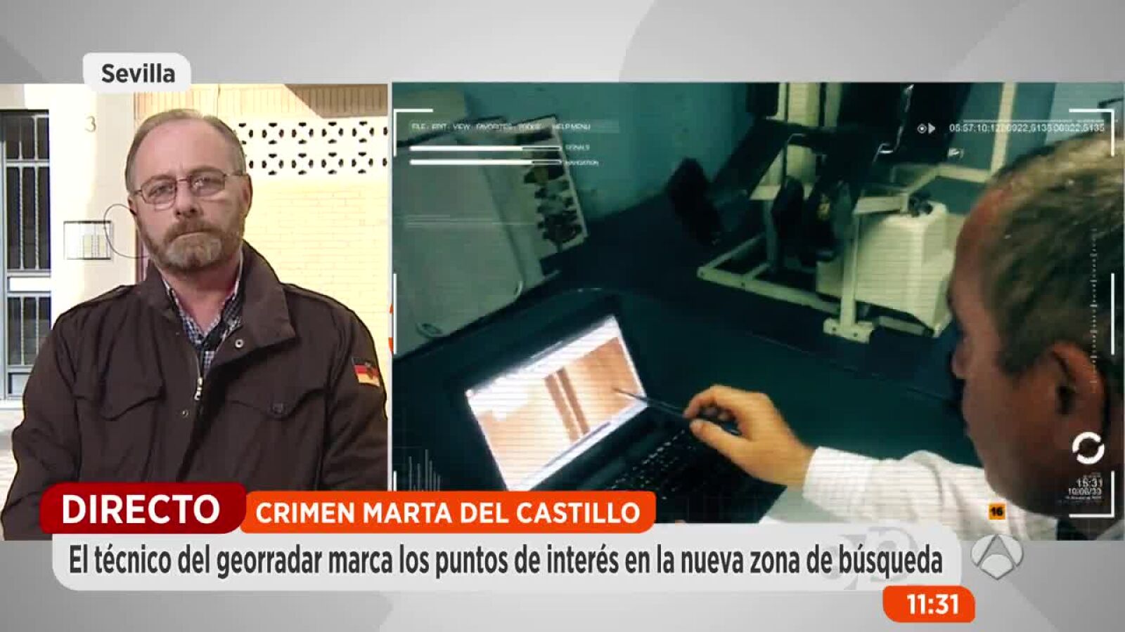 El técnico de georradar que reinició la búsqueda de Marta del Castillo: 