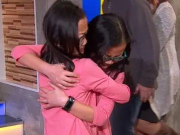 Reencuentro de Audrey y Gracie, unas gemelas separadas al nacer Reencuentro de Audrey y Gracie, unas gemelas separadas al nacer