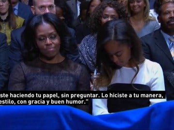 Frame 66.081924 de: Obama, sobre Michelle: "Has sido mi mejor amiga"