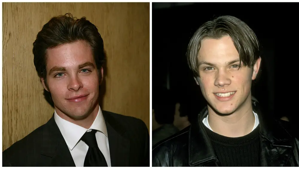 Unos jóvenes Chris Pine y Jared Padalecki Unos jóvenes Chris Pine y Jared Padalecki