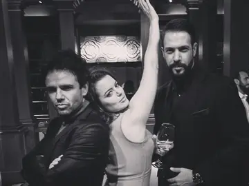 Raúl Peña, Adriana Torrebejano y Chico García, unidos tras Puente Viejo Raúl Peña, Adriana Torrebejano y Chico García, unidos tras Puente Viejo