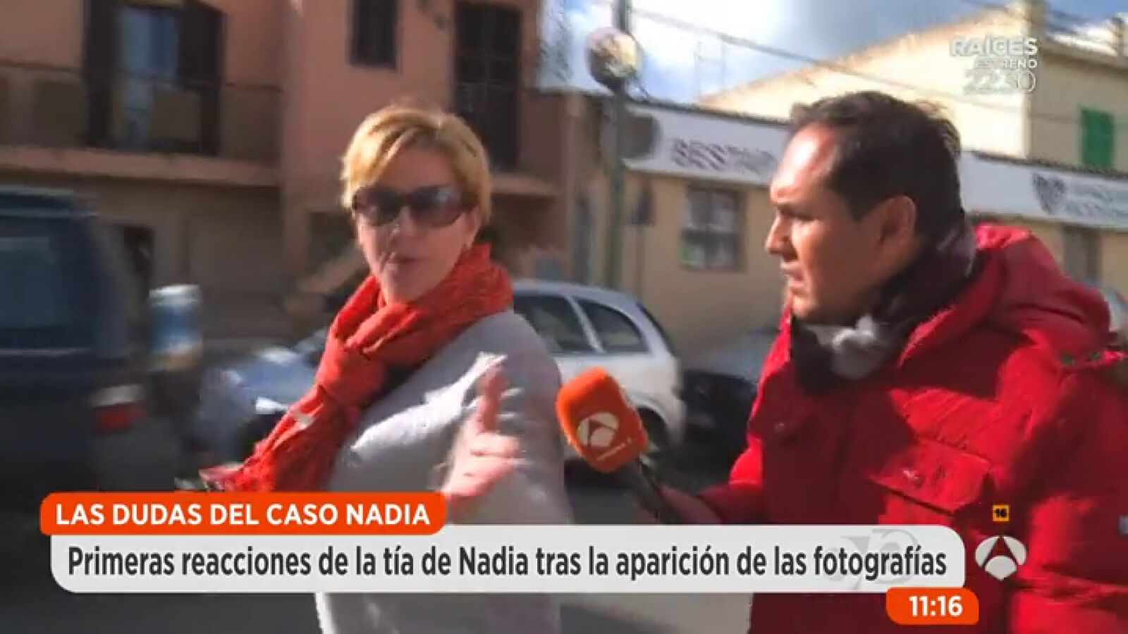 Primera reacción de la tía de Nadia tras salir a la luz las supuestas fotos pornográficas: 