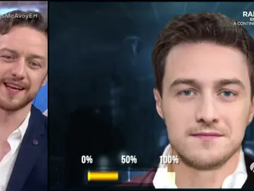 Frame 117.946666 de: Asà serÃa la cara de James McAvoy fusionada con la de su compañero, Daniel Radcliffe Frame 117.946666 de: Asà serÃa la cara de James McAvoy fusionada con la de su compañero, Daniel Radcliffe