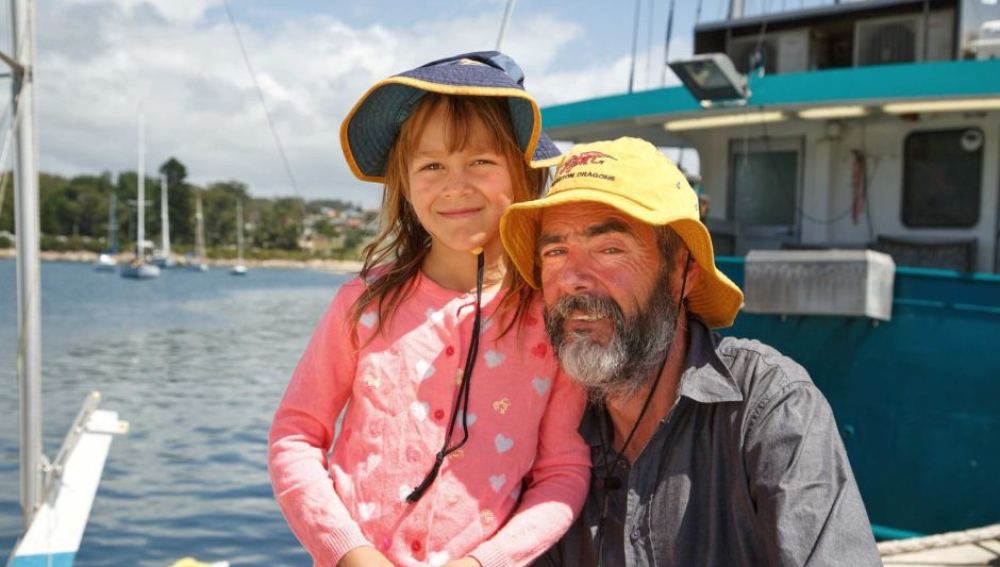 Alan Langdon y su hija Que