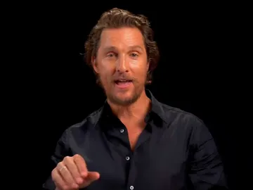 Matthew McConaughey, uno de los protagonistas del vídeo Matthew McConaughey, uno de los protagonistas del vídeo