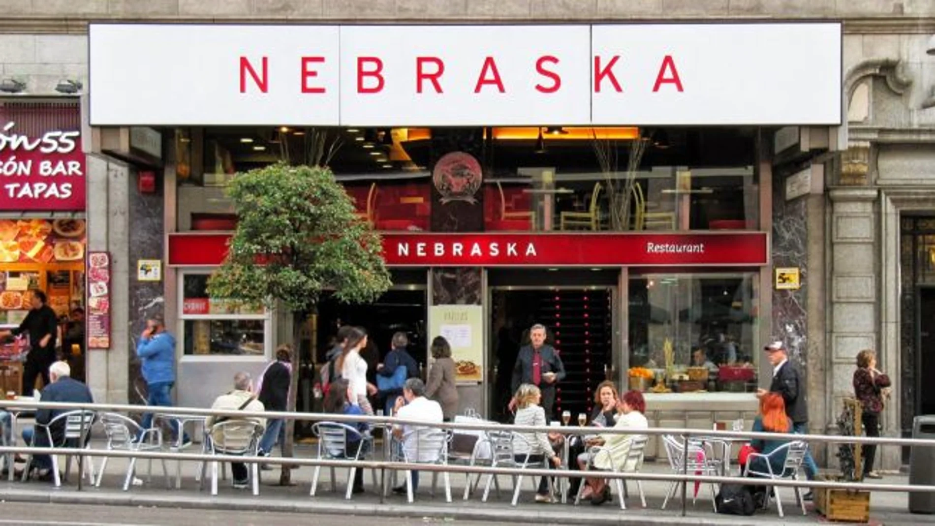 Cafetería Nebraska, en Gran Vía Cafetería Nebraska, en Gran Vía