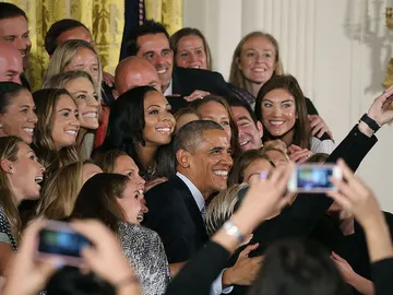 Selfie con Barack Obama Selfie con Barack Obama