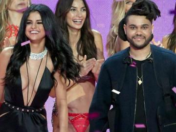 Selena Gomez y The Weeknd en el Victoria's Secret Fashion Show 2015