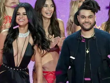 Selena Gomez y The Weeknd en el Victoria's Secret Fashion Show 2015 Selena Gomez y The Weeknd en el Victoria's Secret Fashion Show 2015