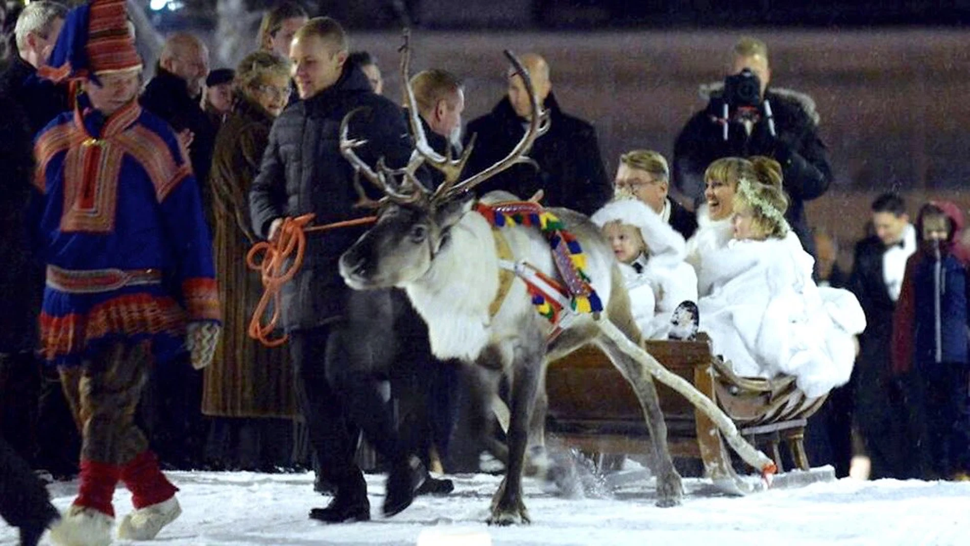 Bottas, en la boda de Hakkinen