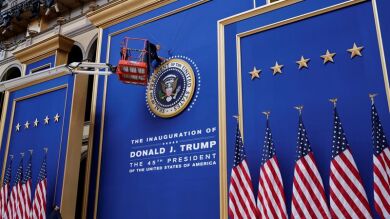 Donald Trump llega a Washington y cumple con los actos previos a su investidura