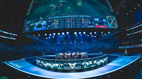 Momento de una competición de 'League of Legends', uno de los juegos más populares de los eSports Momento de una competición de 'League of Legends', uno de los juegos más populares de los eSports