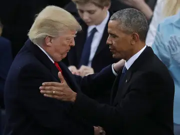 Donald Trump y Barack Obama Donald Trump y Barack Obama