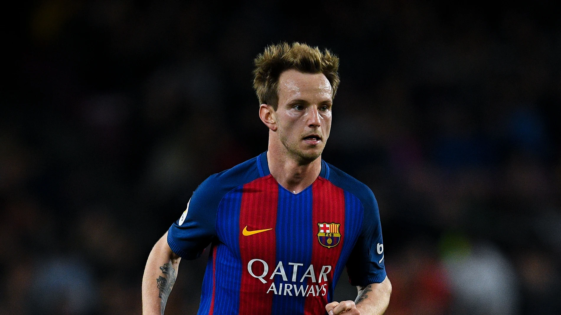 Rakitic, durante un partido con el Barça Rakitic, durante un partido con el Barça