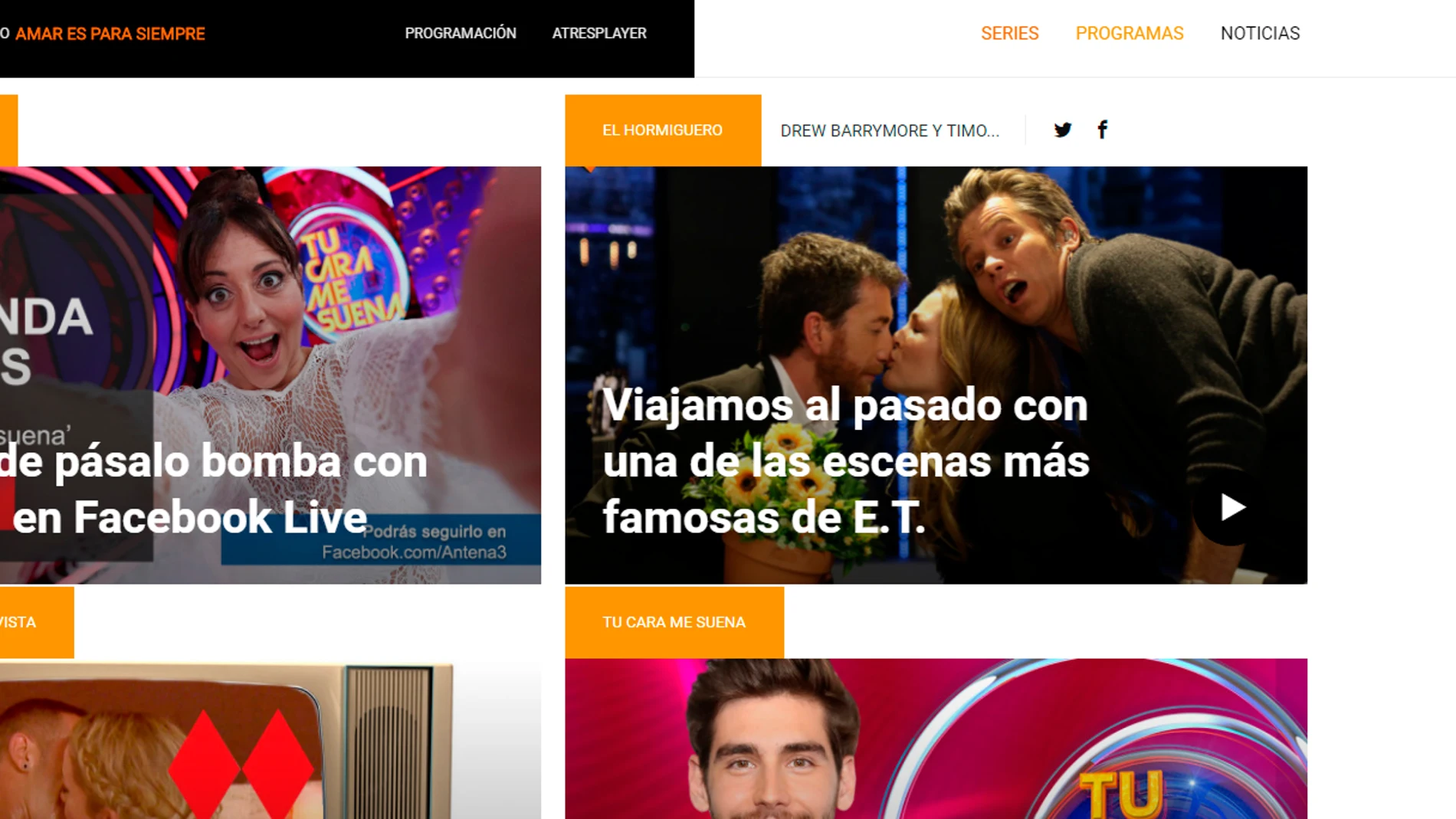 Portada Antena 3 Portada Antena 3