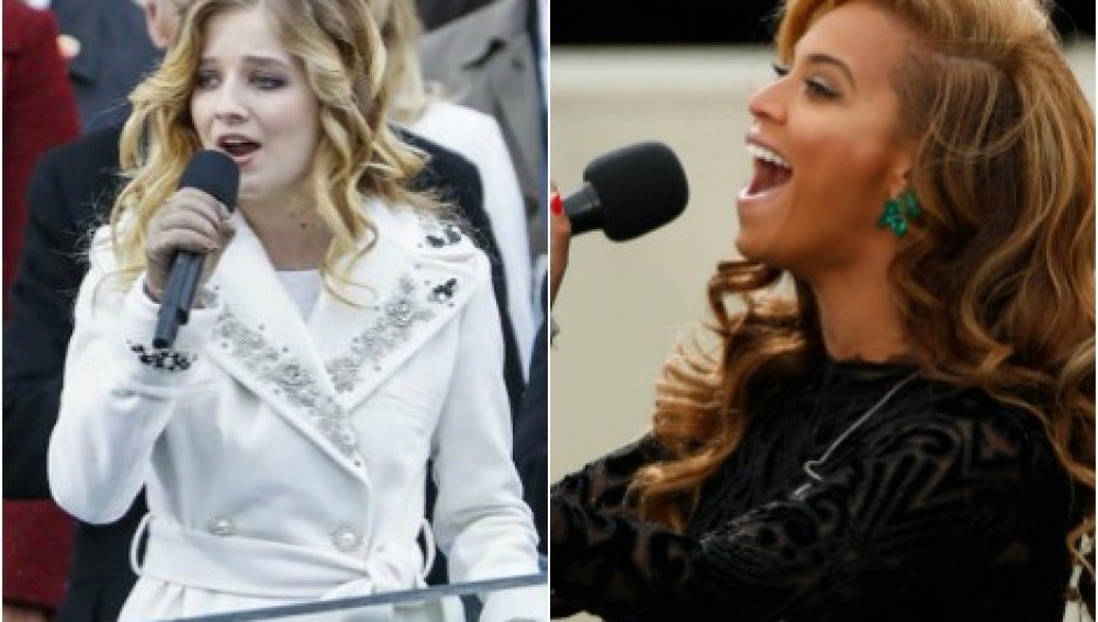 Cantantes en la toma de posesión de Obama y Trump