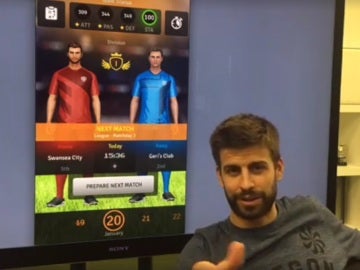 Piqué, en directo en Facebook