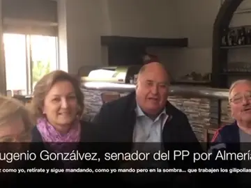 Frame 1.83111 de: Un senador por Almería recomienda "que trabajen los gilipollas" en un vídeo de wasap Frame 1.83111 de: Un senador por Almería recomienda "que trabajen los gilipollas" en un vídeo de wasap