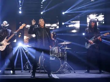 Canco Rodríguez hace vibrar el plató con ‘Get Lucky’ como Pharrell Williams y Daft Punk Canco Rodríguez hace vibrar el plató con ‘Get Lucky’ como Pharrell Williams y Daft Punk