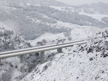 La A3 cubierta de Nieve