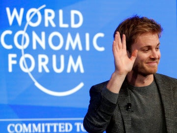 Nico Rosberg, en el Foro de Davos