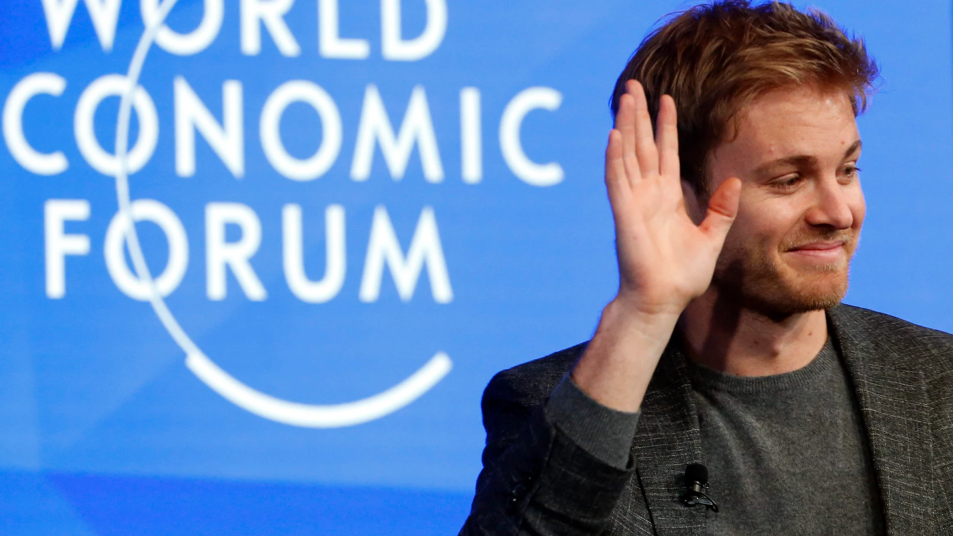 Nico Rosberg, en el Foro de Davos
