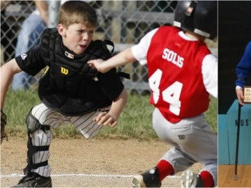 Adam Bender, el joven que lleva desde los ocho años jugando al béisbol con una pierna