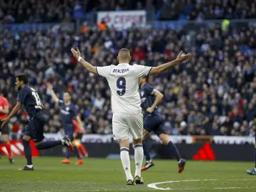 Benzema, ante el Málaga Benzema, ante el Málaga