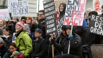 Protestas contra Trump en Portland