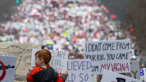 Marcha de mujeres en Washington Marcha de mujeres en Washington