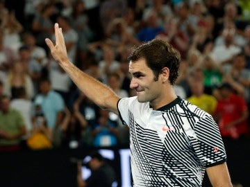 Roger Federer en el Open de Australia