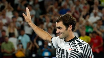 Roger Federer en el Open de Australia