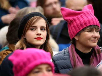 Emma Watson en la Marcha de las Mujeres Emma Watson en la Marcha de las Mujeres