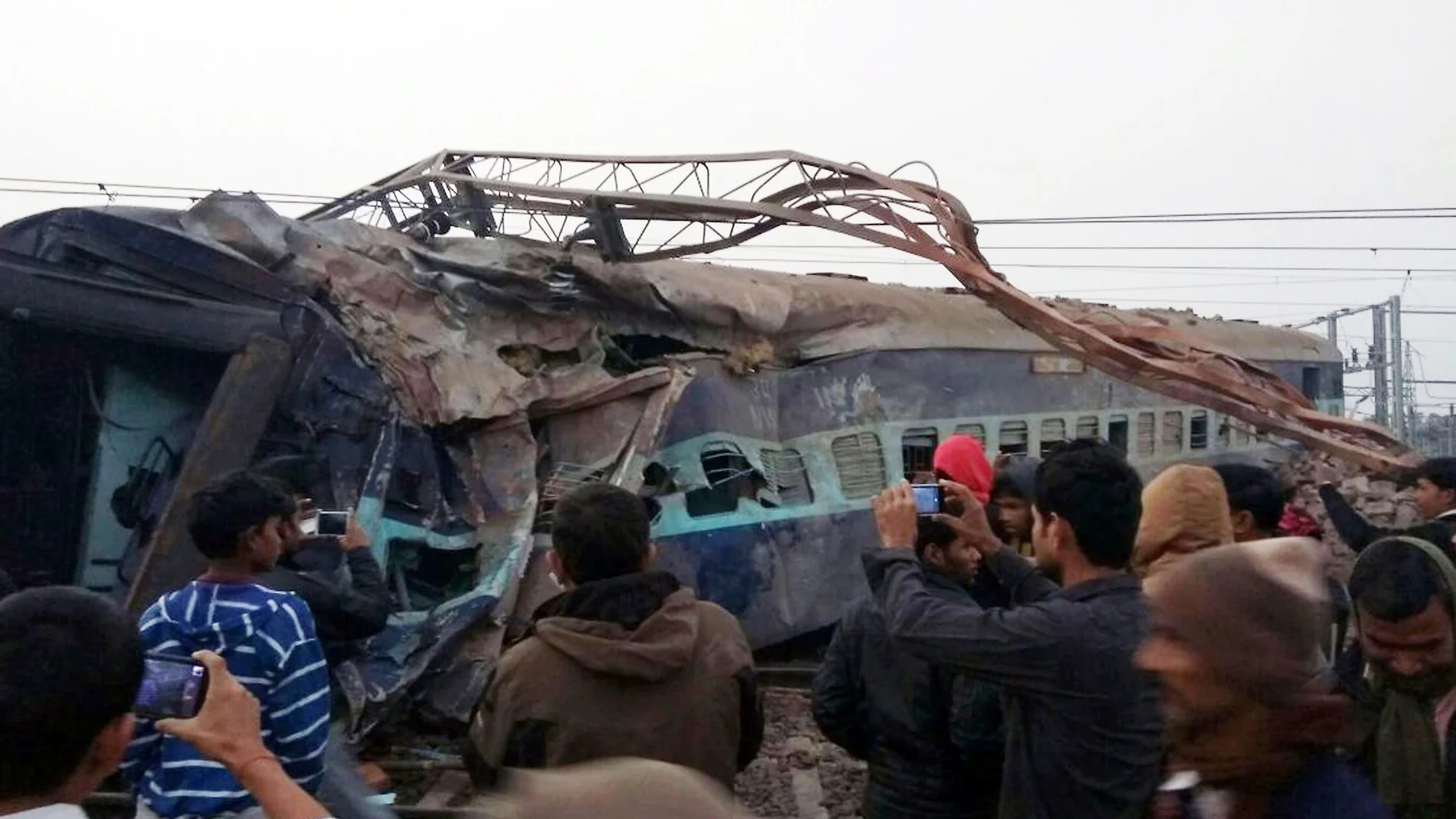 Accidente de tren en la India Accidente de tren en la India