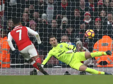 Alexis anota un penalti a lo panenka Alexis anota un penalti a lo panenka