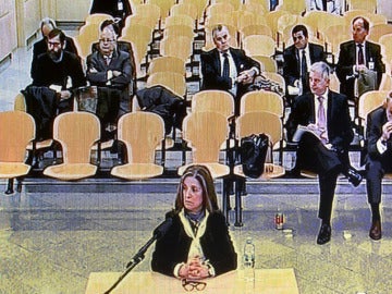 Rosalía Iglesias en el juicio de Gürtel
