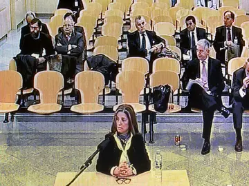 Rosalía Iglesias en el juicio de Gürtel Rosalía Iglesias en el juicio de Gürtel