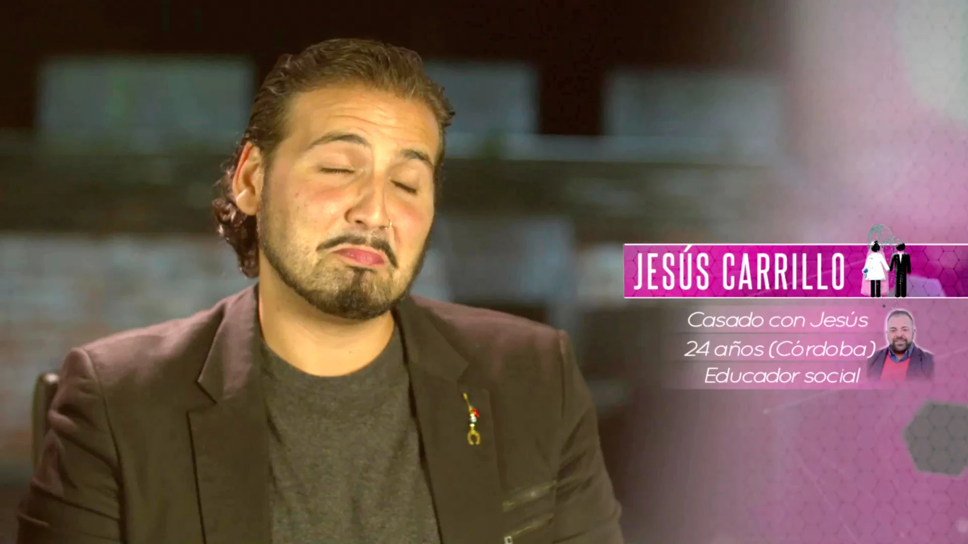 Jesús Carrillo, un marido caprichoso, mimoso y adicto al chocolate
