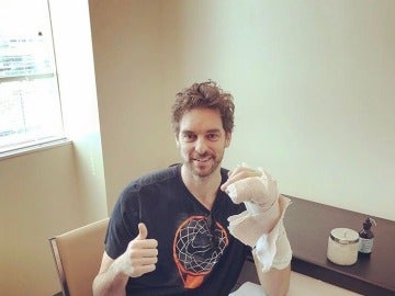 Pau Gasol agradece los mensajes de apoyo tras su operación