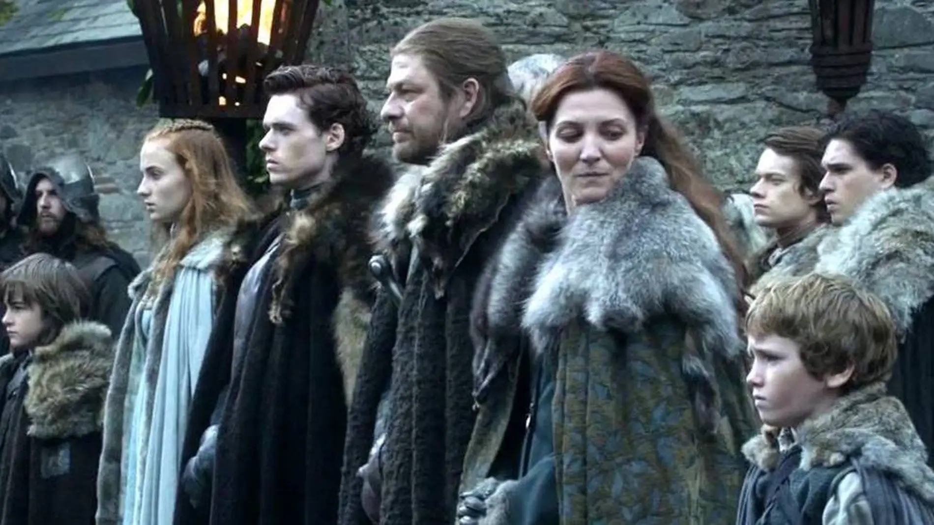 La familia Stark en la primera temporada de 'Juego de Tronos'