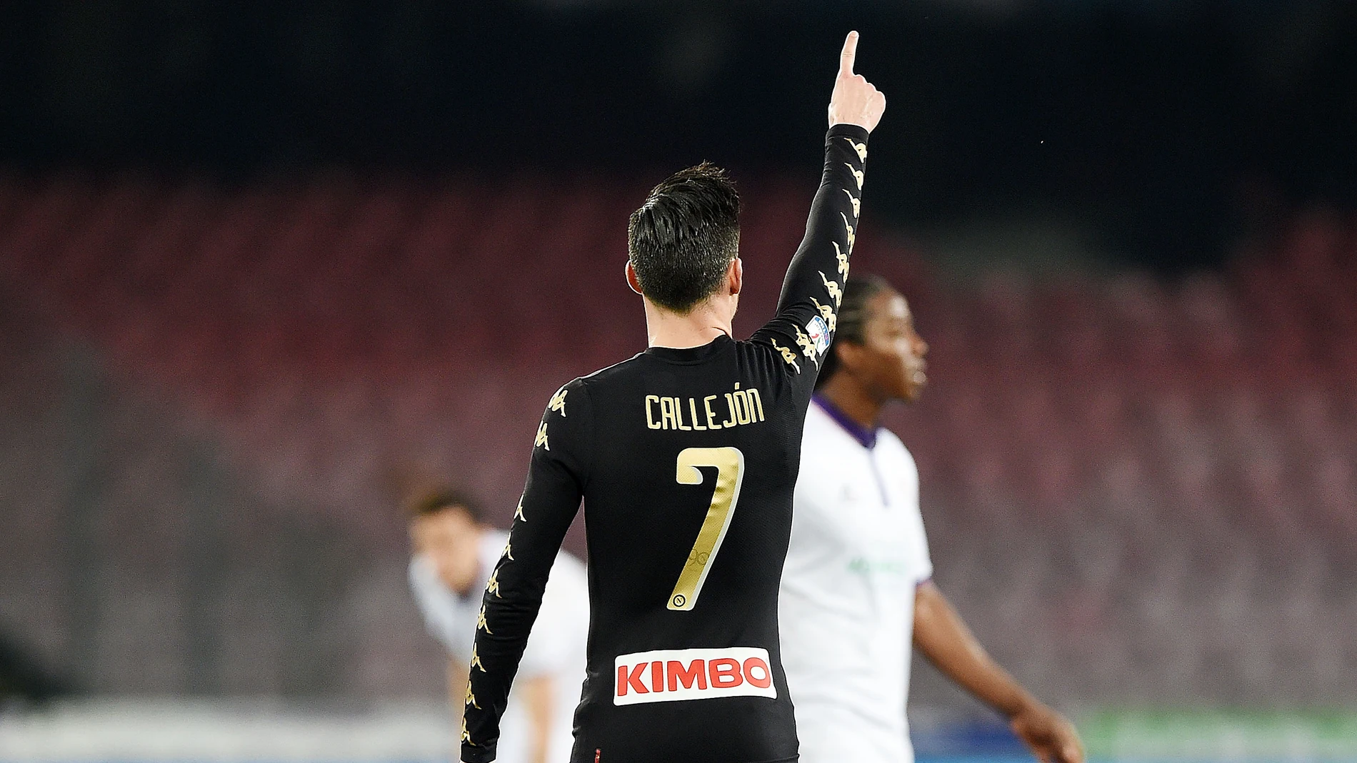 José Callejón celebra su gol en la Copa Italia José Callejón celebra su gol en la Copa Italia