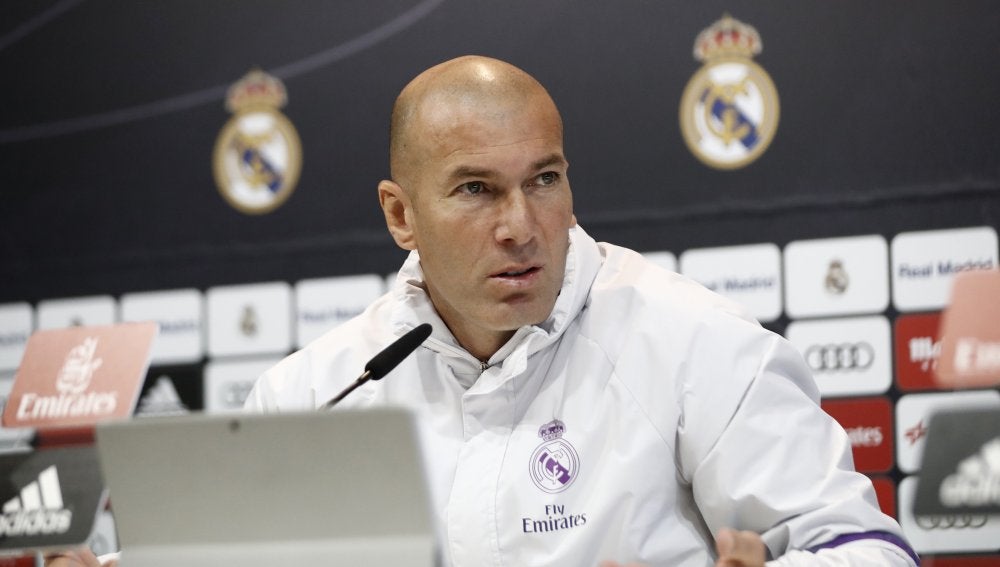 Zidane, en rueda de prensa