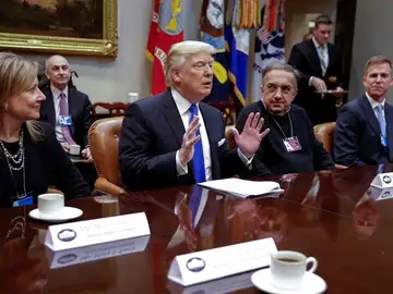 Donald Trump en una reunión Donald Trump en una reunión