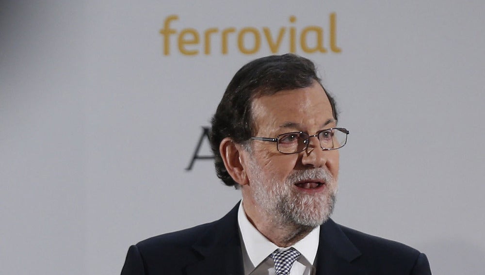 Mariano Rajoy en un desayuno informativo