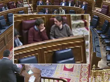 Frame 4.095225 de: Iglesias y Errejón protagonizan una intensa y larga bronca que llega a centrar la atención del Congreso Frame 4.095225 de: Iglesias y Errejón protagonizan una intensa y larga bronca que llega a centrar la atención del Congreso