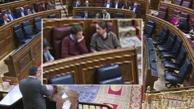 Iglesias y Errejón protagonizan una intensa y larga bronca que llega a centrar la atención del Congreso