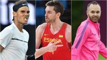 Nadal, Gasol e Iniesta, deportistas con mejor imagen 2016