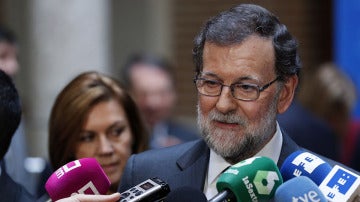Mariano Rajoy ante los periodistas