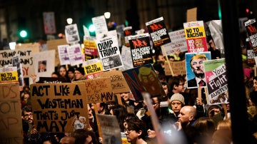 Protestas contra Trump en Londres