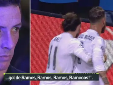 La cara de Torres al ver la final de Milán La cara de Torres al ver la final de Milán